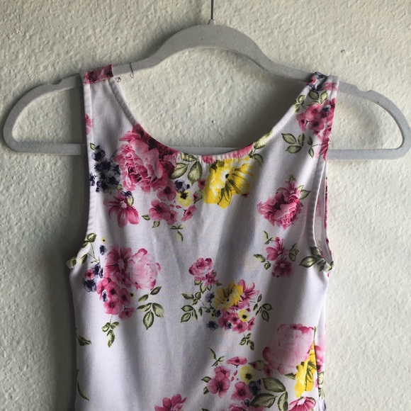 H&M skater flare dress white floral - Picture 5 of 9